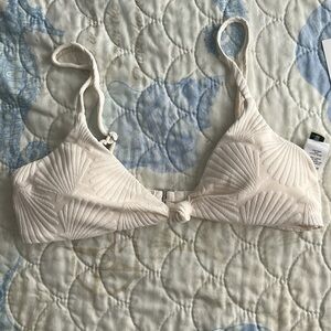 Dippin Daisy’s Zen Triangle Bikini Top - Terry Seashells